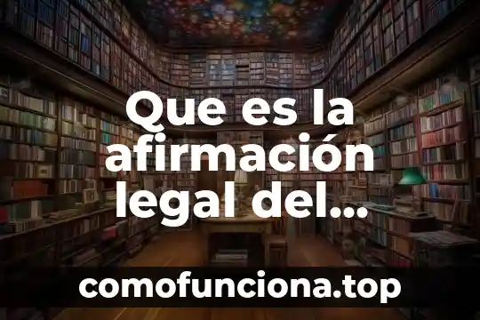 Qué es empresa definición legal 7 Que es la afirmación legal del comercio