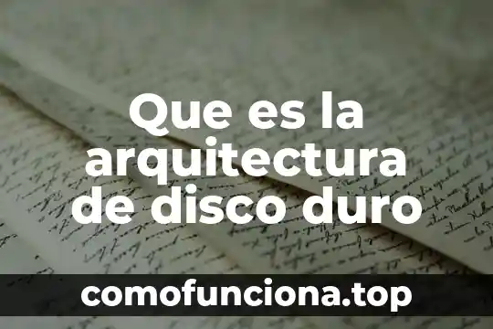 Música disco sus orígenes y qué es 3 Que es la arquitectura de disco duro