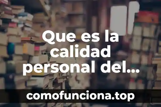Que es ser un lider pasivo 7 Que es la calidad personal del sujeto activo y pasivo
