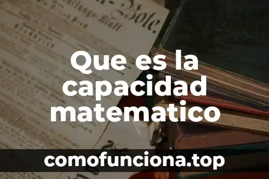 Qué es un espiral de durero matemático 8 Que es la capacidad matematico