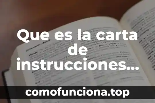 Que es la hermeneutica teoria del conocimiento 4 Que es la carta de instrucciones al remitente