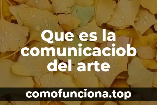 Que es la representacion personal mediante el arte 6 Que es la comunicaciob del arte