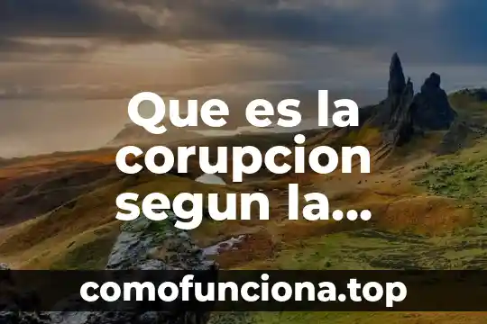 Que es un sociedad carismatica segun weber 8 Que es la corupcion segun la ciudadania