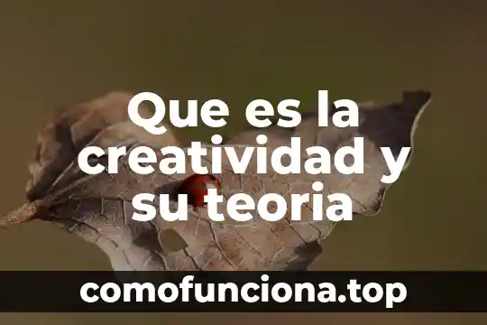 Qué es la teoría de la cuántica 8 Que es la creatividad y su teoria
