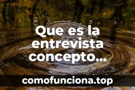 Que es el concepto de las lineas paralelas 4 Que es la entrevista concepto completo