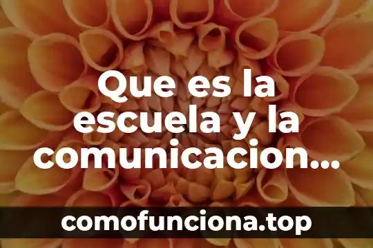 Que es el trabajo social a nivel individual 4 Que es la escuela y la comunicacion social