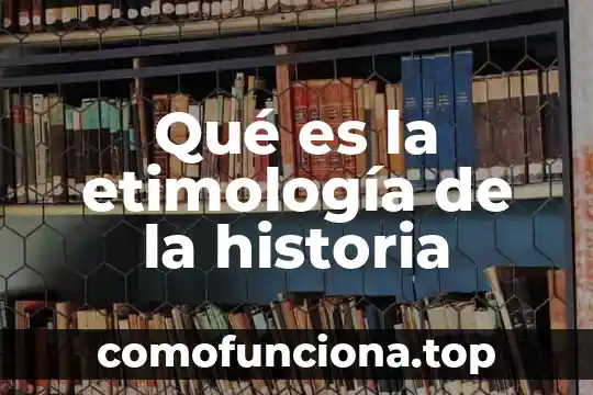 Que es la etimología de los cuidados de enfermeria 3 Qué es la etimología de la historia