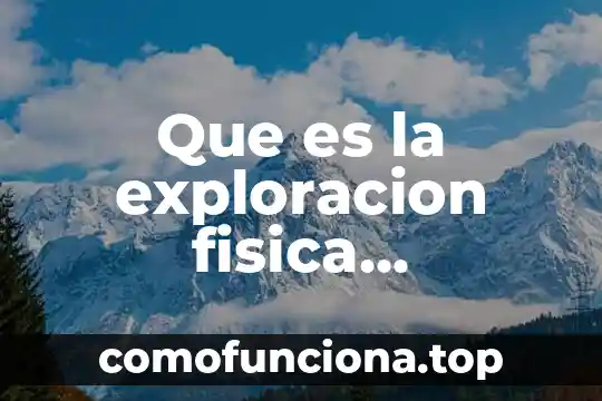 Qué es cantidad de movimiento en física 8 Que es la exploracion fisica pediatrica