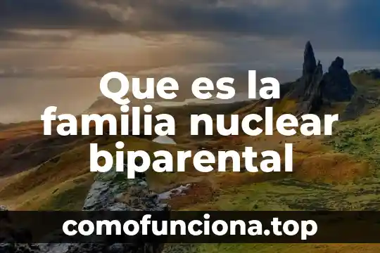 Que es el nucleo de una planta nuclear 4 Que es la familia nuclear biparental