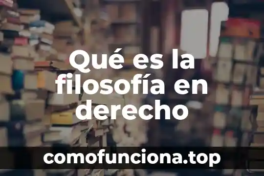 Qué es un accidente en filosofía 5 Qué es la filosofía en derecho