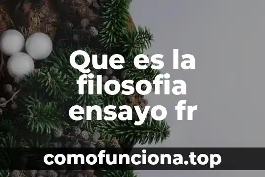 Opiiones sobre que piensan que es la filosofía 5 Que es la filosofia ensayo fr