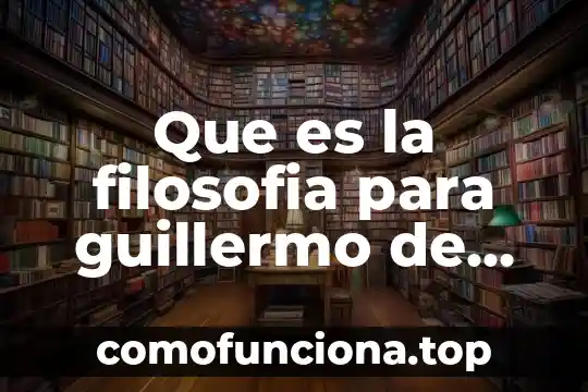 Que es la filosofia biocentrica 5 Que es la filosofia para guillermo de ockham
