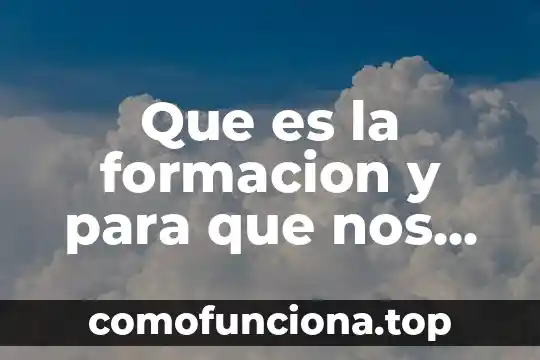 Que es la libertad que nos garantiza la ley 7 Que es la formacion y para que nos sirve