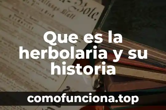 Que es declaraciones en historia 6 Que es la herbolaria y su historia