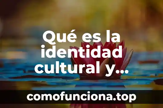 Katterine baker que es identidad personal 8 Qué es la identidad cultural y elementos