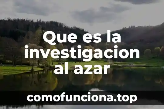 Que es el derecho de expresión investigacion 8 Que es la investigacion al azar