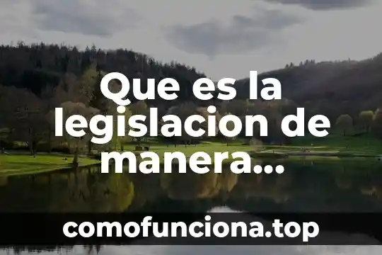 Que es produccion de alimentos de manera sustentable 5 Que es la legislacion de manera tributaria en mexico