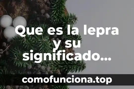 Que es incorruptible diccionario biblico 7 Que es la lepra y su significado biblico