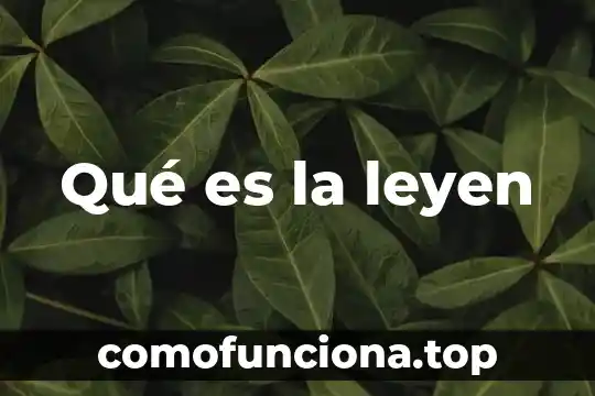Que es leyes de herencia 4 Qué es la leyen