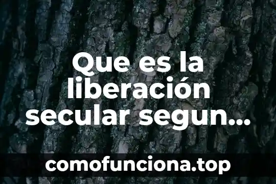 Que es neoclasisismo arquitectura 4 Que es la liberación secular segun senior stuhlmueller