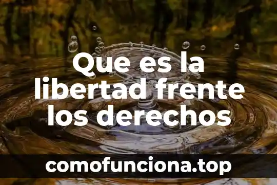 Amor frente a la muerte que es 4 Que es la libertad frente los derechos