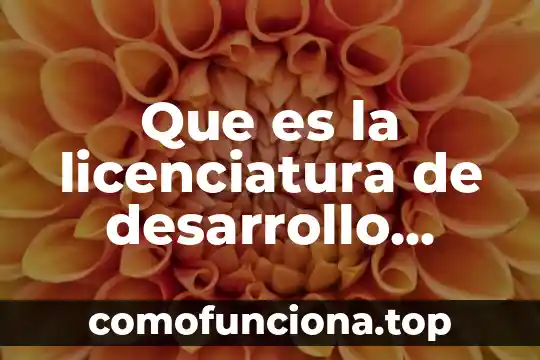 Que es una red de aprendizaje comunitario 5 Que es la licenciatura de desarrollo comunitario