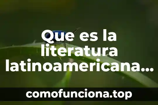 En literatura que es prosa 8 Que es la literatura latinoamericana de la independencia