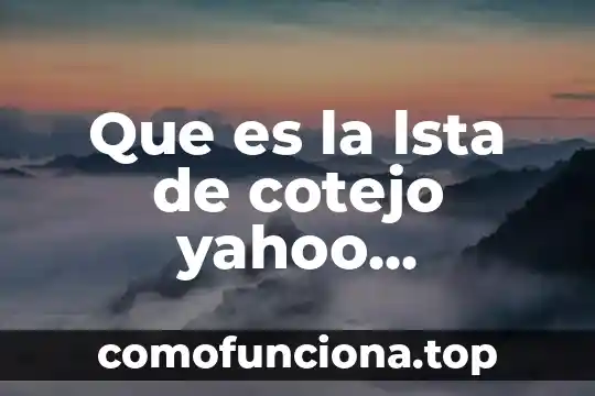 Que es tristeza yahoo respuestas 3 Que es la lsta de cotejo yahoo respuestas