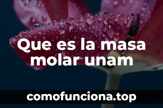 Qué es masa y materia experimentos para enseñar 7 Que es la masa molar unam