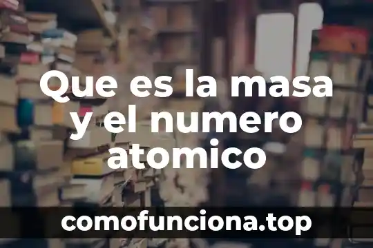 Qué es número de revisión en un switch 3 Que es la masa y el numero atomico
