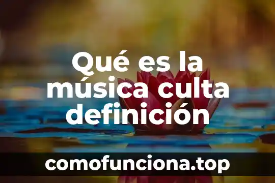 Qué es la música empática y anempática 6 Qué es la música culta definición