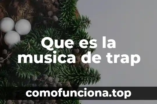 Qué es música slasa 8 Que es la musica de trap