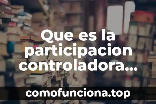 Que es ser asesor financiero 4 Que es la participacion controladora en un estado financiero