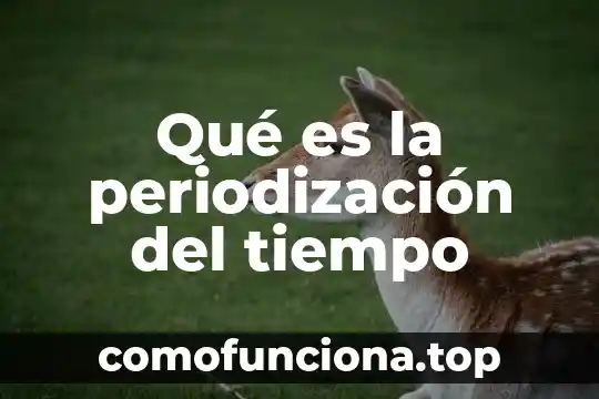 Que es el griego tiempo cronologia 3 Qué es la periodización del tiempo