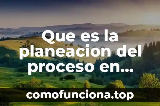 Que es el pensamiento de caracter educativo 3 Que es la planeacion del proceso en pedagogia