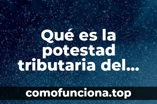Que es la sinceridad en los valores 7 Qué es la potestad tributaria del estado mexicano