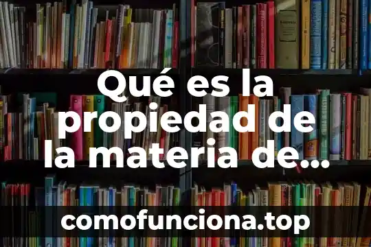 Qué es elasticidad significado 5 Qué es la propiedad de la materia de elasticidad