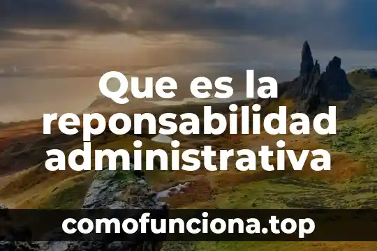 Que es licencia administrativa en mlb 3 Que es la reponsabilidad administrativa