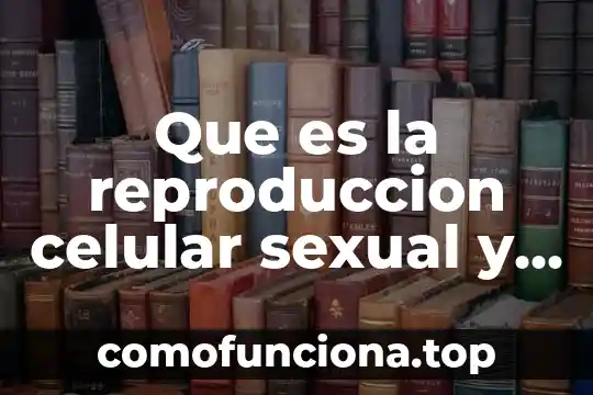Que es el de una planta asexual 3 Que es la reproduccion celular sexual y asexual
