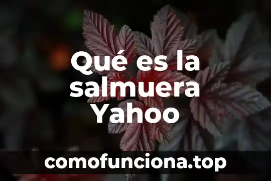 Que es una tesis laureada yahoo 5 Qué es la salmuera Yahoo