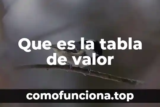 Que es valor de verdad geometria 5 Que es la tabla de valor