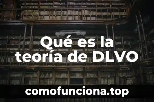 Qué es la teoría y en administración 8 Qué es la teoría de DLVO