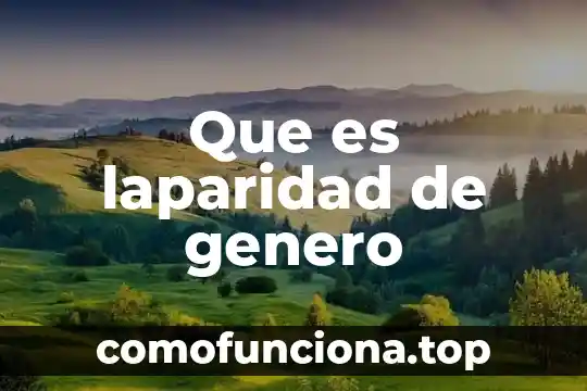 Que es la pared celular animal 3 Que es laparidad de genero