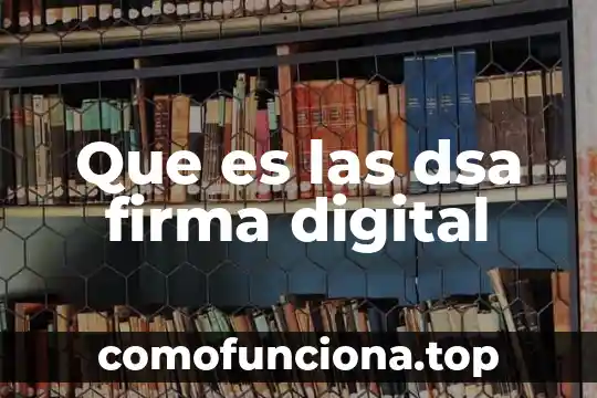 Que es mempria secure digital 5 Que es las dsa firma digital