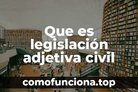Que es una frases adjetiva resumen 4 Que es legislación adjetiva civil