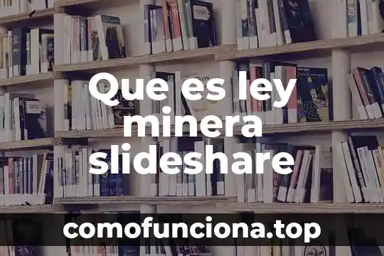 Que es la ley de tension 4 Que es ley minera slideshare