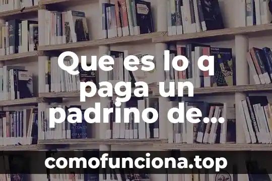 Que es lo que paga el padrino de bautizo 7 Que es lo q paga un padrino de bautizo