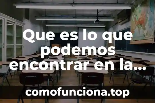 Que es y cultura 8 Que es lo que podemos encontrar en la cultura