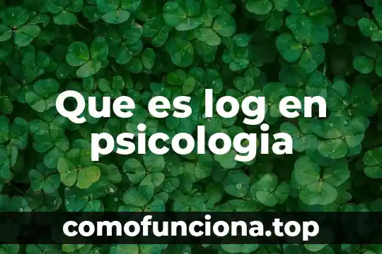 Qué es paradigma en psicología 6 Que es log en psicologia
