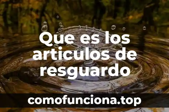 Softwares de cad que es 4 Que es los articulos de resguardo